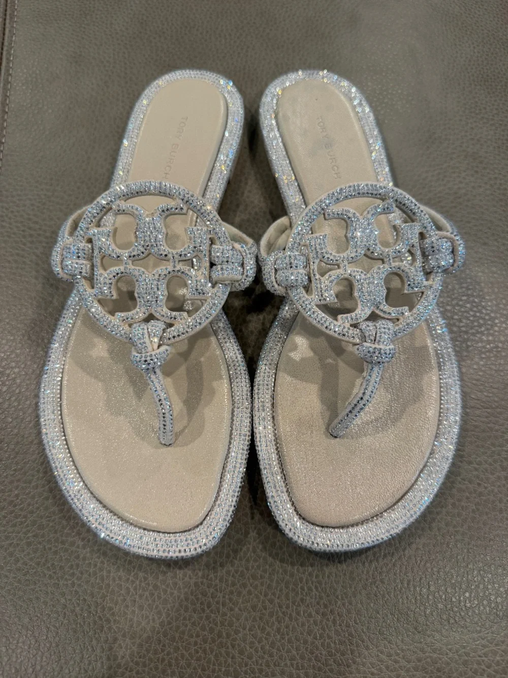 Tory Burch MILLER PAVÉ KNOTTED SANDAL